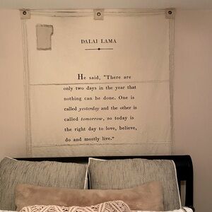 Dalai Lama Quote Wall Hanging/Tapestry